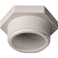 IPEX 435626 Pipe Plug, 1-1/2 in, MPT, PVC, White, SCH 40 Schedule