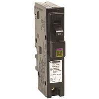 Square D HOM120PDFC Circuit Breaker, Dual Function, Mini, 20 A, 1-Pole, 120 V, Plug