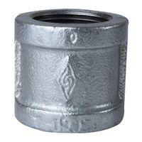 ProSource 21-1/2G Pipe Coupling, 1/2 in, Threaded, Malleable Steel, SCH 40 Schedule, 300 psi Pressure