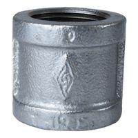 ProSource 21-1G Pipe Coupling, 1 in, Threaded, Malleable Steel, SCH 40 Schedule, 300 psi Pressure