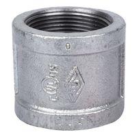 ProSource 21-1 1/2G Pipe Coupling, 1-1/2 in, Threaded, Malleable Steel, SCH 40 Schedule, 300 psi Pressure