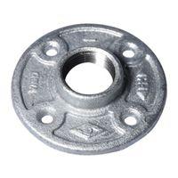 ProSource 27-1G Floor Flange, 1 in, 3.8 in Dia Flange, FIP, 4-Bolt Hole, 0.28 in, 7 mm in (mm) Dia Bolt Hole