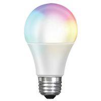Feit Electric OM60/RGBW/CA/AG Smart Bulb, 9 W, Wi-Fi Connectivity: Yes, Remote, Voice Control, Medium E26 Lamp Base