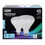 *DISC* LED BR40 E26 DL 65W 2PK