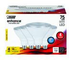 Feit Electric PAR38/930CA10K/MP/4 LED Bulb, Flood/Spotlight, PAR38 Lamp, 75 W Equivalent, E26 Lamp Base