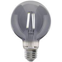 Feit Electric G25/SMK/VG/LED Filament LED Bulb, Globe, G25 Lamp, 25 W Equivalent, E26 Lamp Base, Dimmable, Smoke