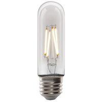 Feit Electric T10/CL/VG/LED LED Bulb, Decorative, T10 Lamp, 40 W Equivalent, E26 Lamp Base, Dimmable, Clear