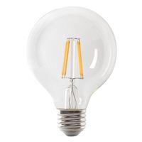 Feit Electric BPG2540/950CA/FIL LED Bulb, Globe, 350 Lumens, 3.8 W, G25 Lamp, 40 W Equivalent, E26 Lamp Base, Dimmable