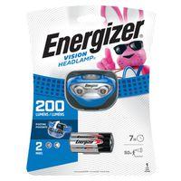 Energizer HDA32E Headlamp, AAA Battery, LED Lamp, 200 Lumens, 50 m High, 25 m Low Beam Distance, 7 hr Run Time