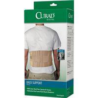 Curad ORT22000D Back Support, One-Size, Fits to Waist Size: 33 to 48 in, Hook and Loop