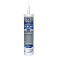 GE Silicone 1 2749483 All Purpose Sealant, White, 24 hr Curing, 10.1 fl-oz Cartridge