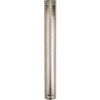 AmeriVent 5E24 Type B Gas Vent Pipe, 5 in OD, 24 in L, Galvanized Steel