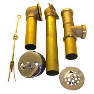 03-4922 1-1/2" 20GA TRIP WASTE & OVERFLOW