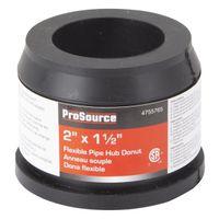 ProSource 22U-139 Hub Donut, 2 x 1-1/2 in, PVC, Black