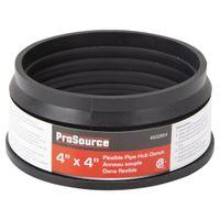 ProSource 44U-405 Hub Donut, 4 x 4 in, PVC, Black