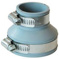 Fernco PDTC-215 Drain Trap Connector, 1-1/4 x 2 in, PVC, 4.3 psi Pressure