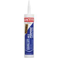 Loctite 2154751 Adhesive Caulk, 10 oz, White, 24 hr to 2 weeks Curing, 40 to 100 deg F Cartridge
