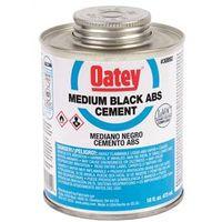Oatey 30902 Solvent Cement, Opaque Liquid, Black, 32 oz Can