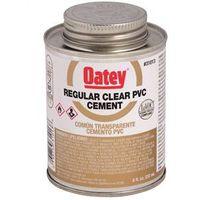 Oatey 31012 Solvent Cement, 4 oz Can, Liquid, Clear
