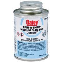 Oatey 30890 Solvent Cement, 4 oz Can, Liquid, Blue