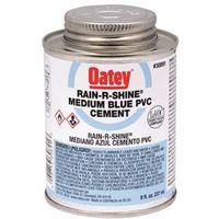 Oatey 30891 Solvent Cement, 8 oz Can, Liquid, Blue