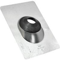 Hercules No-Calk Series 11854 Roof Flashing, 12-1/2 in OAL, 9 in OAW, Galvanized Steel