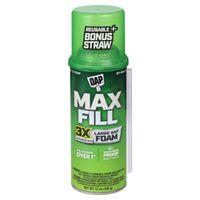 DAP Touch'n Foam Max Fill Series 7565000043 Triple Expanding Foam Sealant, Off White, 60 to 100 deg F, 12 oz Can