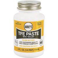 Harvey 23030 Pipe Thread Compound, 4 fl-oz Jar, Liquid, Paste, White