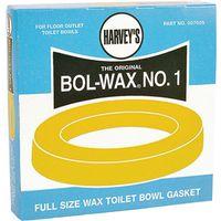 Harvey 7005-48 Wax Ring, 5-1/2 in Dia, Brown, For: 3 in and 4 in Waste Lines