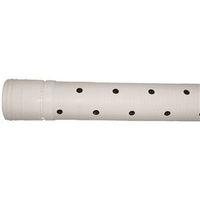 ADS 4520010 Triple-Wall Pipe, 4 in, 10 ft L, Bell x Spigot, White