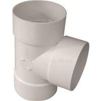 Canplas 414103BC Sewer Pipe Tee, 3 in, Hub, PVC