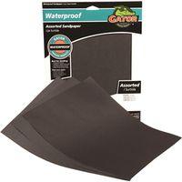 Gator 4475 Sanding Sheet, 9 in L, 11 in W, 220, 320, 400, 600 Grit, Extra Fine/Ultra Fine/Very Fine