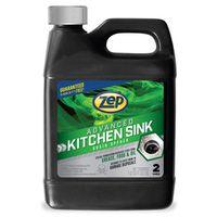 Zep U49710 Drain Opener, Liquid, Clear/Light Yellow, Chlorine, 32 oz
