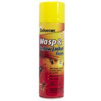 Enforcer FWH16 Wasp and Yellow Jacket Foam, Gas, Spray Application, 16 oz Aerosol Can
