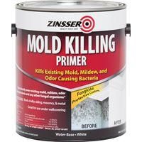 Zinsser 276049 Mold Killing Primer, Flat, White, 1 gal, Can