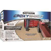 Rust-Oleum 238466 Floor Coating Kit, Semi-Gloss, Dunes Tan, Liquid