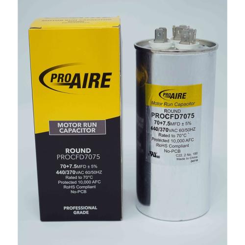 *DISC* CAPACITOR RND 70+7.5MFD