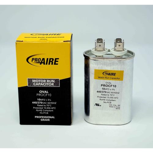 CAPACITOR OVAL 10MFD