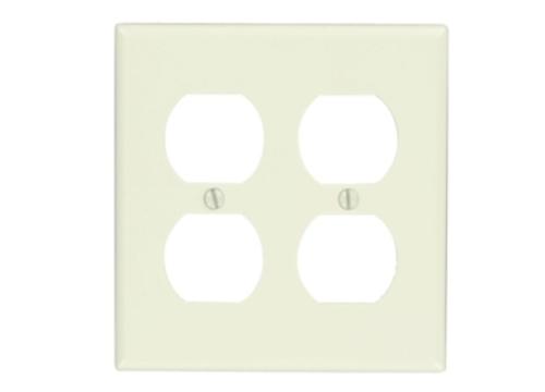 78016-000 Plate RCPT PLT 2G DD Light Almond