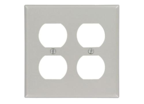 87016-000 Plate RCPT PLT 2G DD Gray