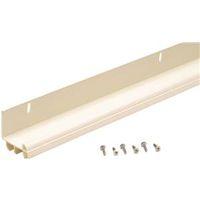 M-D 43816 Door Bottom with Vinyl Fins, 36 in L, 2-1/2 in W, 1.63 in H, PVC