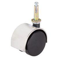 ProSource JC-F13-PS Caster, 2 in Dia Wheel, 2 in W Wheel, Nylon Wheel, Black, 75 lb, Steel Housing Material