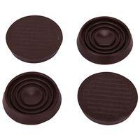 ProSource FE-S708-PS Caster Furniture Glide, Rubber, Brown, Brown, 1-3/4 x 1-3/4 x 3/8 in Dimensions