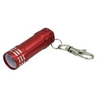 Vulcan 81-863 Key Chain, Snap Key Ring Ring, 1-3/4 in L Ring, Aluminum Case, Red