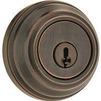 Kwikset 99800-122 Deadbolt, 1 Grade, K4 Key, Metal, Venetian Bronze, 2-3/8 to 2-3/4 in Backset, KW1 Keyway