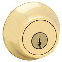 Kwikset 660 Series 660 514 SMT CP K6 Deadbolt, 3 Grade, Keyed One Side Key, Zinc, Matte, KW1, SC1 Keyway
