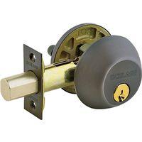 Schlage B60NG716 Deadbolt, 1 Grade, Keyed Key, Metal, Aged Bronze, 2-3/8, 2-3/4 in Backset, C Keyway