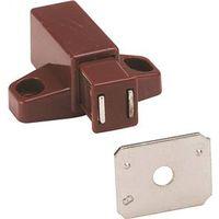 Amerock BP32301BR Magnetic Catch, 1-11/16 in L x 2 in W Catches, Acetyl/Steel, Brown