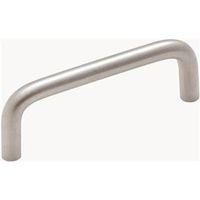 Amerock Allison Value Series BP865CS26D Cabinet Pull, 3-5/16 in L Handle, 1-1/4 in Projection, Carbon Steel
