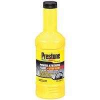 Prestone AS-262 Power Steering Fluid with Stop Leak Clear Amber, 12 oz Bottle